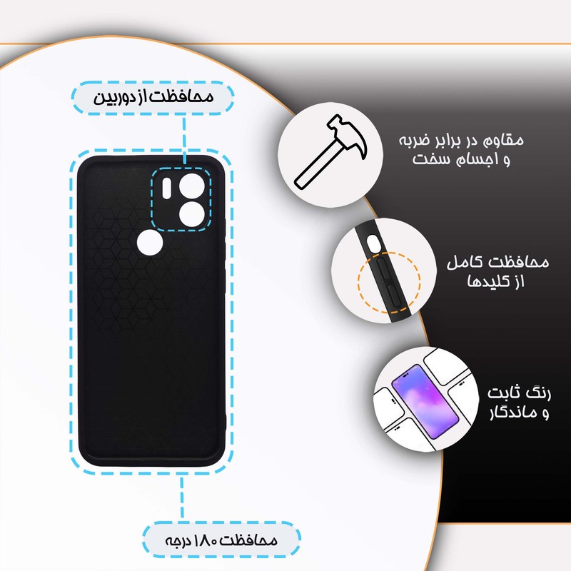 کاور گارد قاب مدل فانتزی مناسب برای گوشی موبایل شیائومی Redemi A1 PlusPoco C51مدل 9