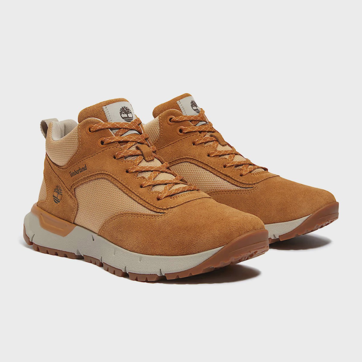 نیم بوت مردانه تیمبرلند مدل Timberland Voyager Park MID LACE UP SNEAKER WHEAT SUEDE TB0A6DP2EZ01