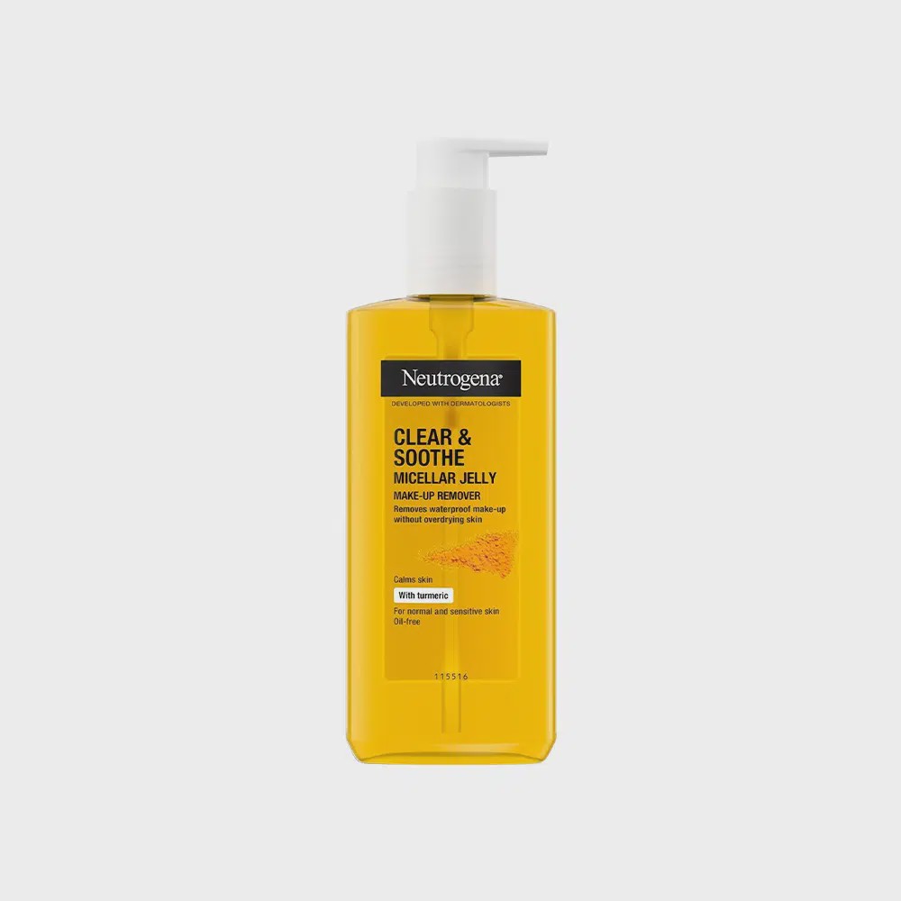 ژل میسلار پاک کننده صورت اصل زردچوبه نیتروژنا Neutrogena
