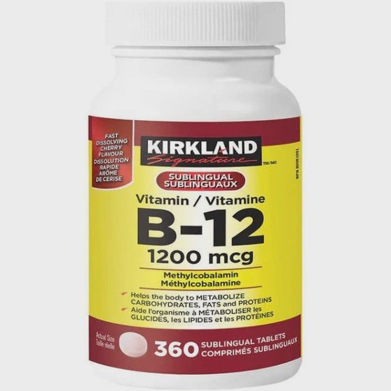 ویتامین ب12 B12 1200mcg کرکلندجدید