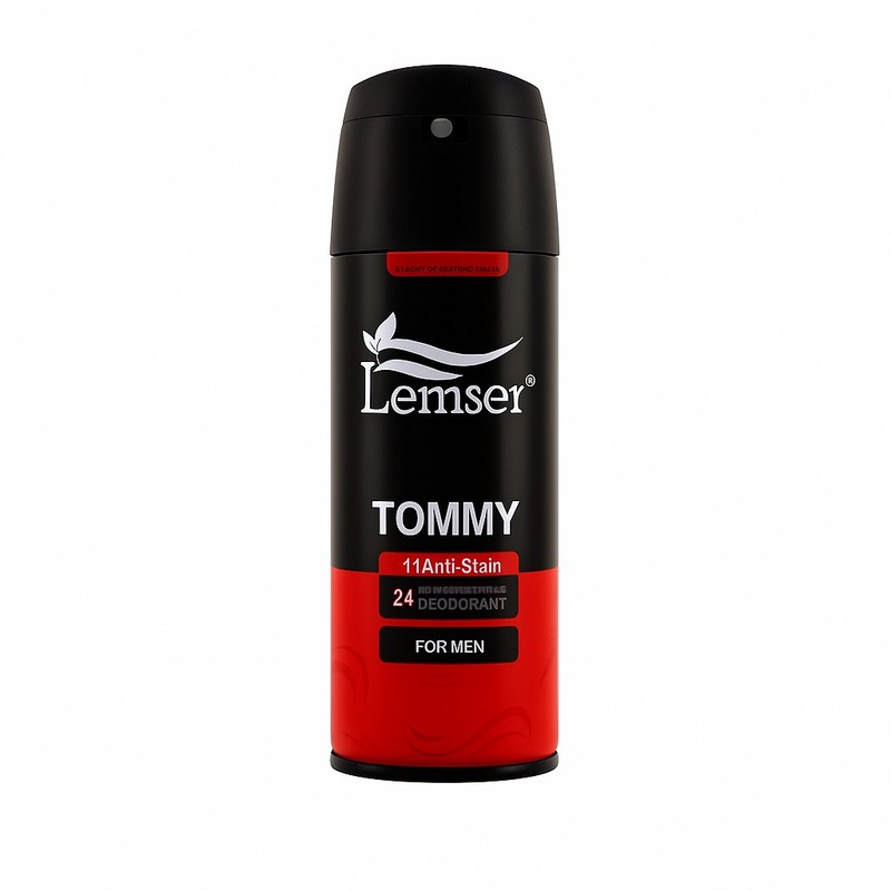 اسپری دئودورانت مردانه لمسر مدل Tommy حجم 150 میلی لیتر