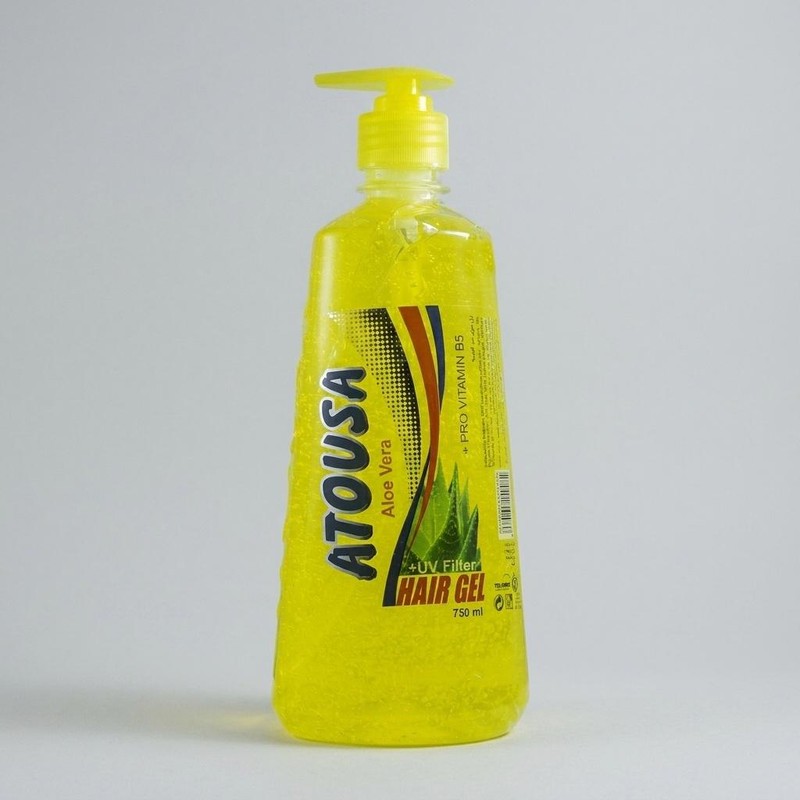 ژل مو آتوسا مدل aloe vera حجم 750 میلیلیتر