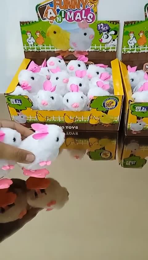 خرگوش کوکی سفید صورتی خرگوش کوکی شونده حیوان کوکی جوجه کوکی سفید صورتی عروسک صورتی خرگوش سفید کوکی