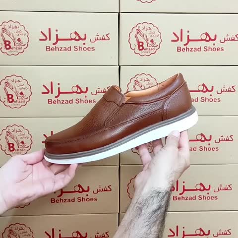 کفش چرم طبیعی گاوی مردانه رنگ عسلی سایز 40 تا 45 زیره پیو کفی طبی لژ 2 سانتی آستر چرم سبک و راحتی