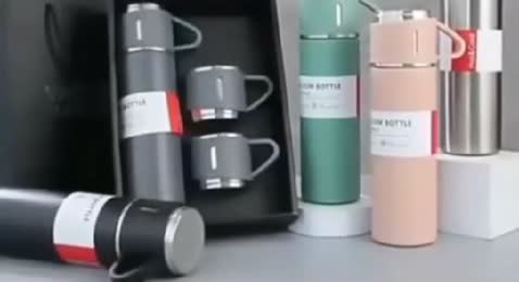 فلاکس فلاسک سه کاپ اورجینال وارداتی استیل با با ارسال رایگان 