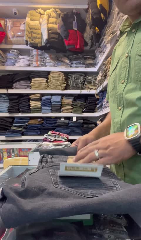 شلوار لی راسته لاکارینو اصل