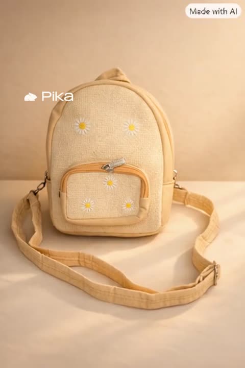 مینی کوله پشتی کنفی بابونه 