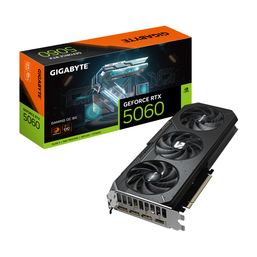 کارت گرافیک گیگابایت مدل GeForce RTX 5060 GAMING OC 8G