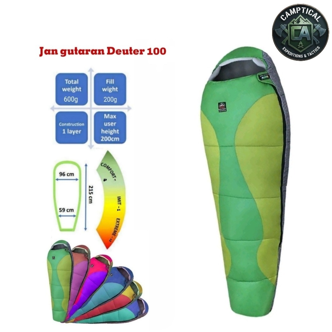 کیسه خواب جان قوتاران 100، الیاف دیوتر DEUTER