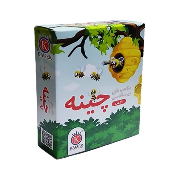 چینه مکعب آموزش شمارش برند کایزر بسته 20 عددی