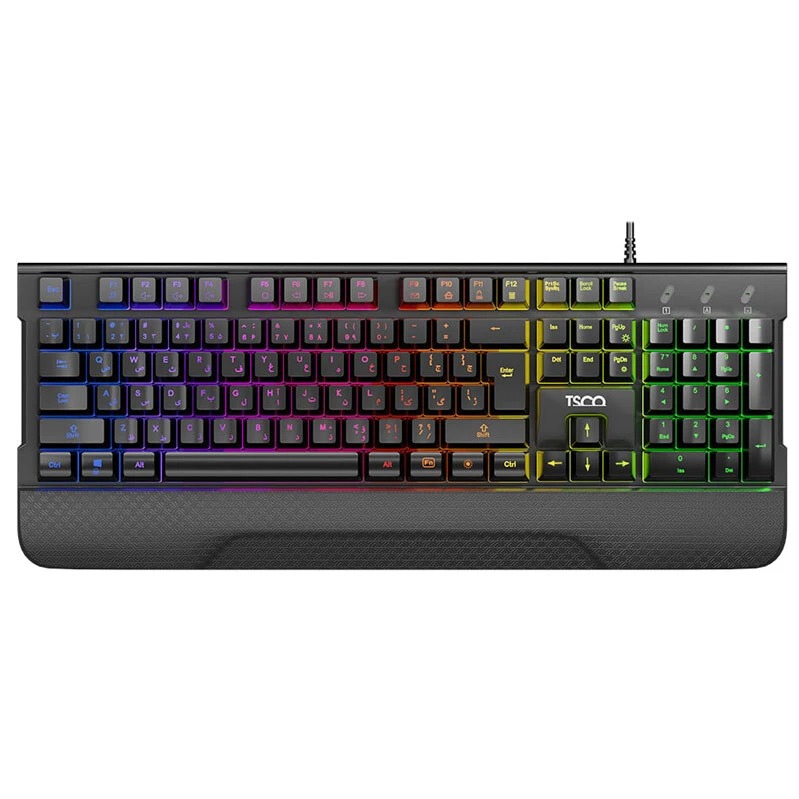 کیبورد گیمینگ تسکو RGB دار مدل TSCO TK 8085GA