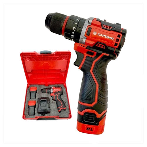 دریل شارژی چکشی اپتیما مدل OP1650 ظرفیت 16.8 ولت