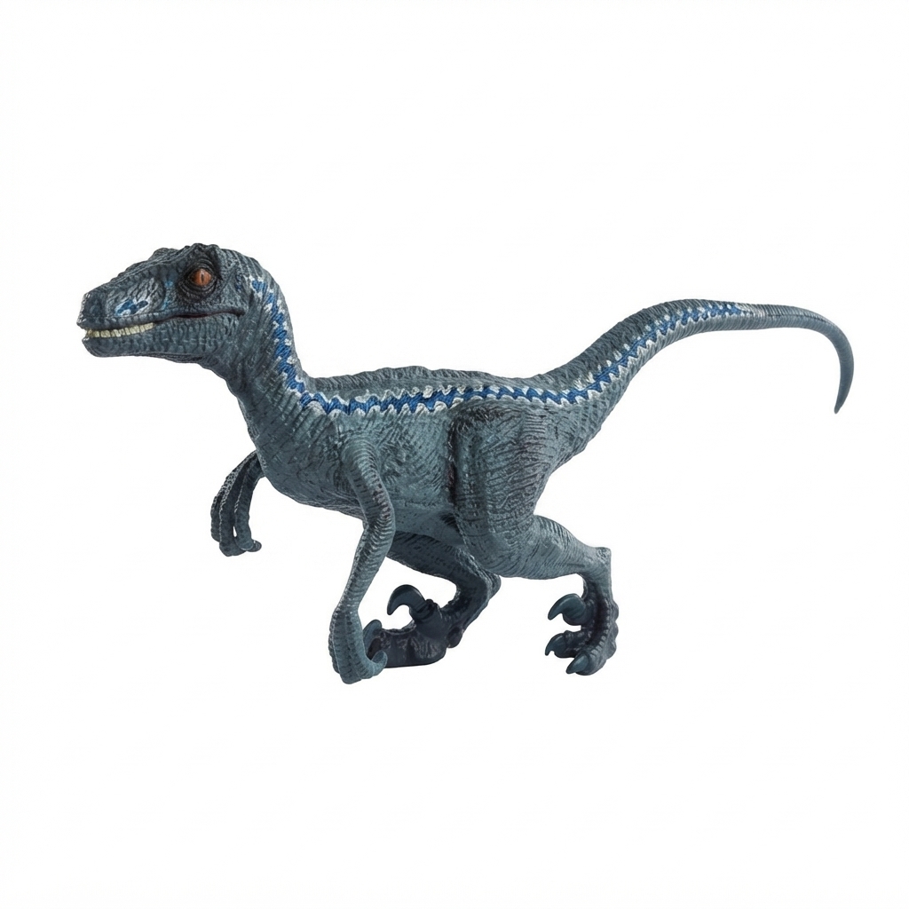 فیگور دایناسور ولوکیرپتور (Velociraptor) فک متحرک 38 سانتی