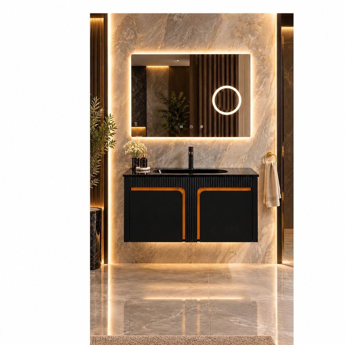 روشویی کابینتی کارولین 80