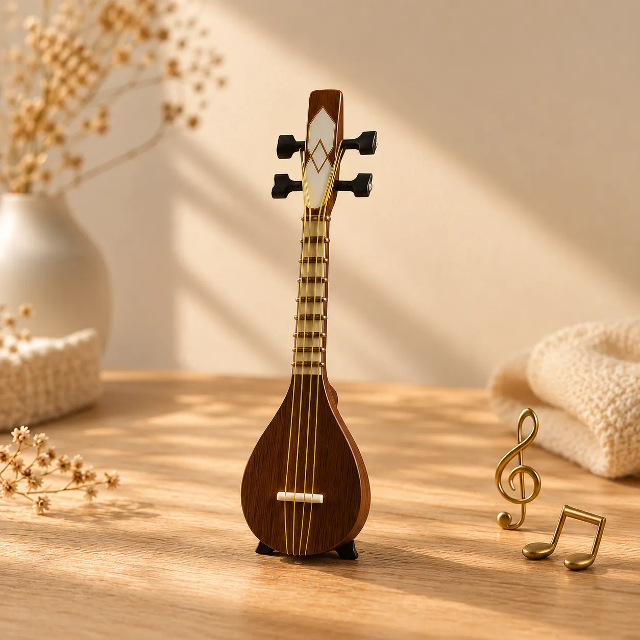 ماکت دکوری چوبی مدل سهتار
