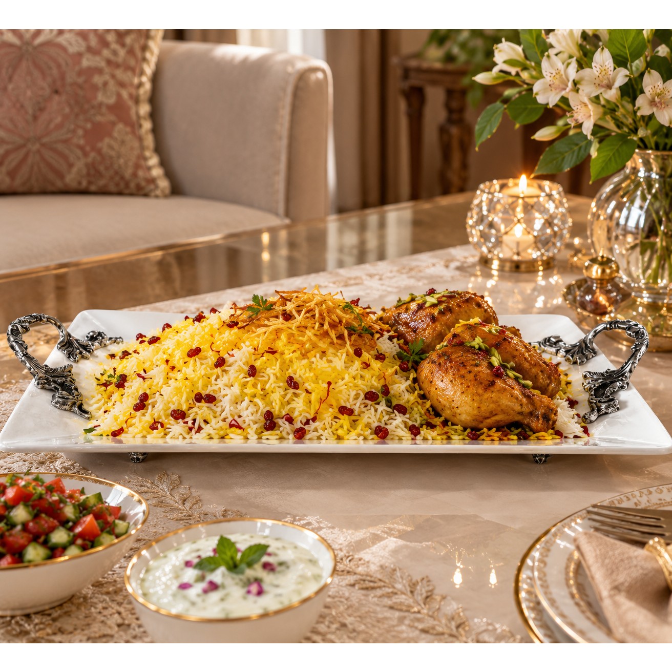 دیس چینی پایه دار،دیس تخت چینی دسته پیوتر