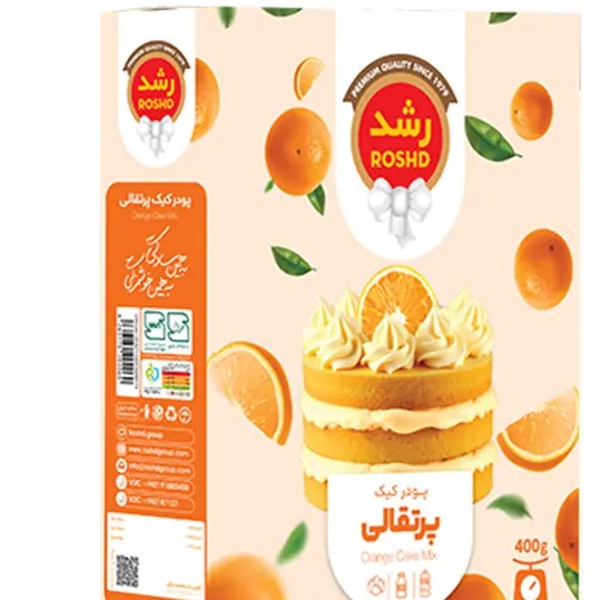 پودر کیک پرتقالی رشد ( 400 گرم) کد 3552