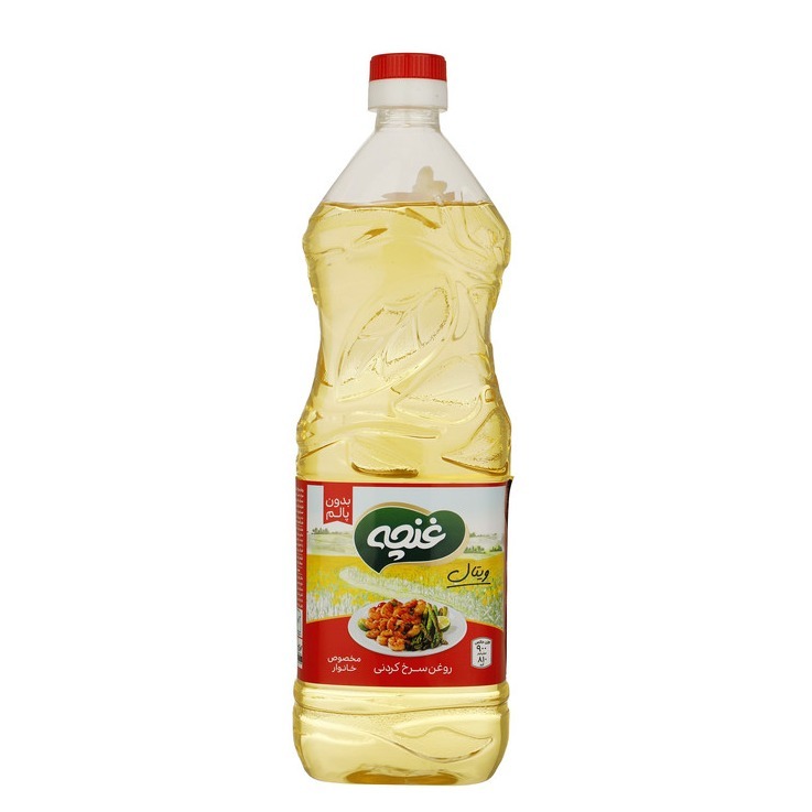 روغن مایع سرخ کردنی غنچه ویتال بدون پالم 900 میلی لیتری