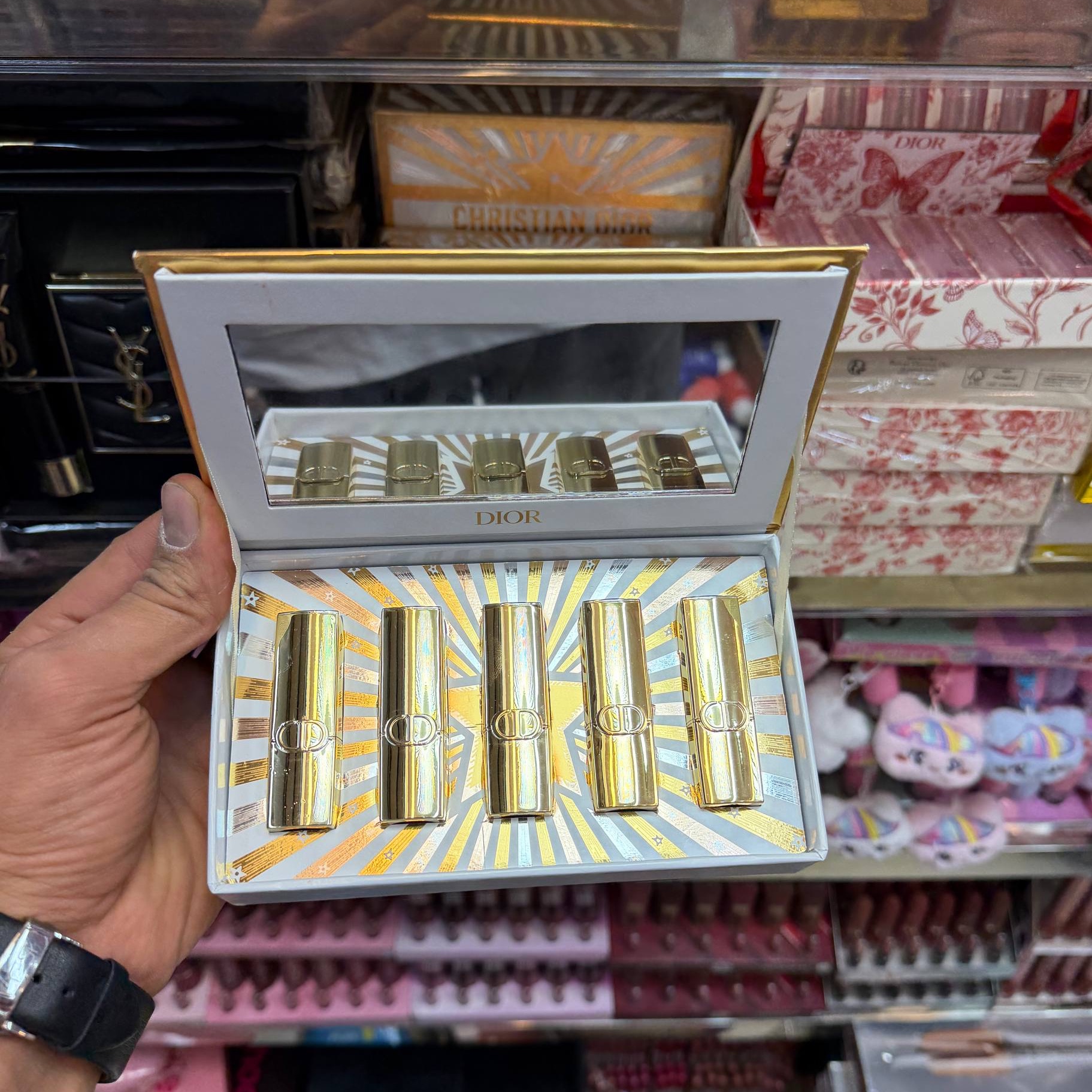 پک رژ لوکس طلایی Dior