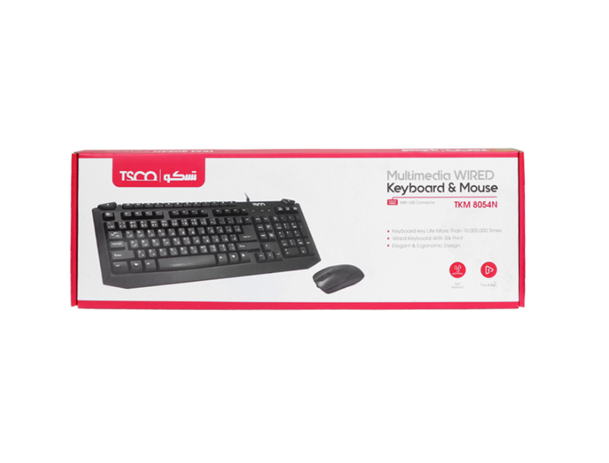 کیبورد و ماوس تسکو مدل TKM 8054N