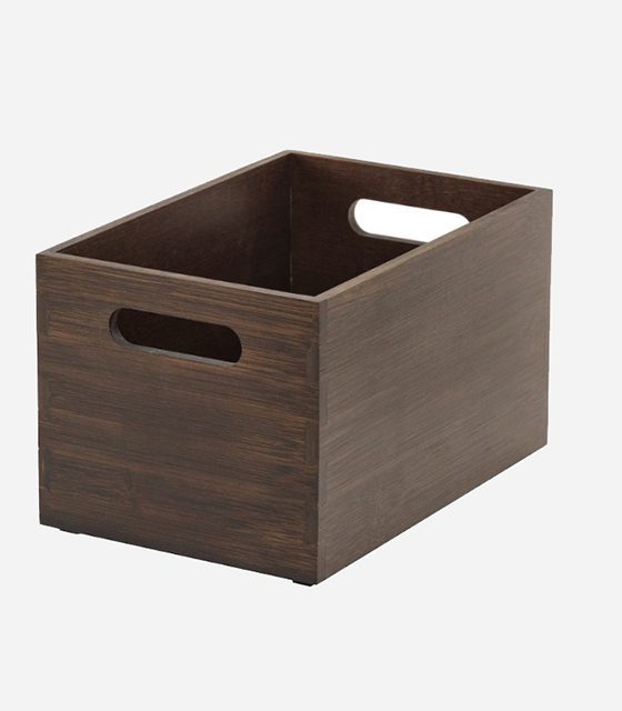باکس چوبی ایکیا مدل IKEA-UPPDATERA رنگ قهوه ایی تیره
