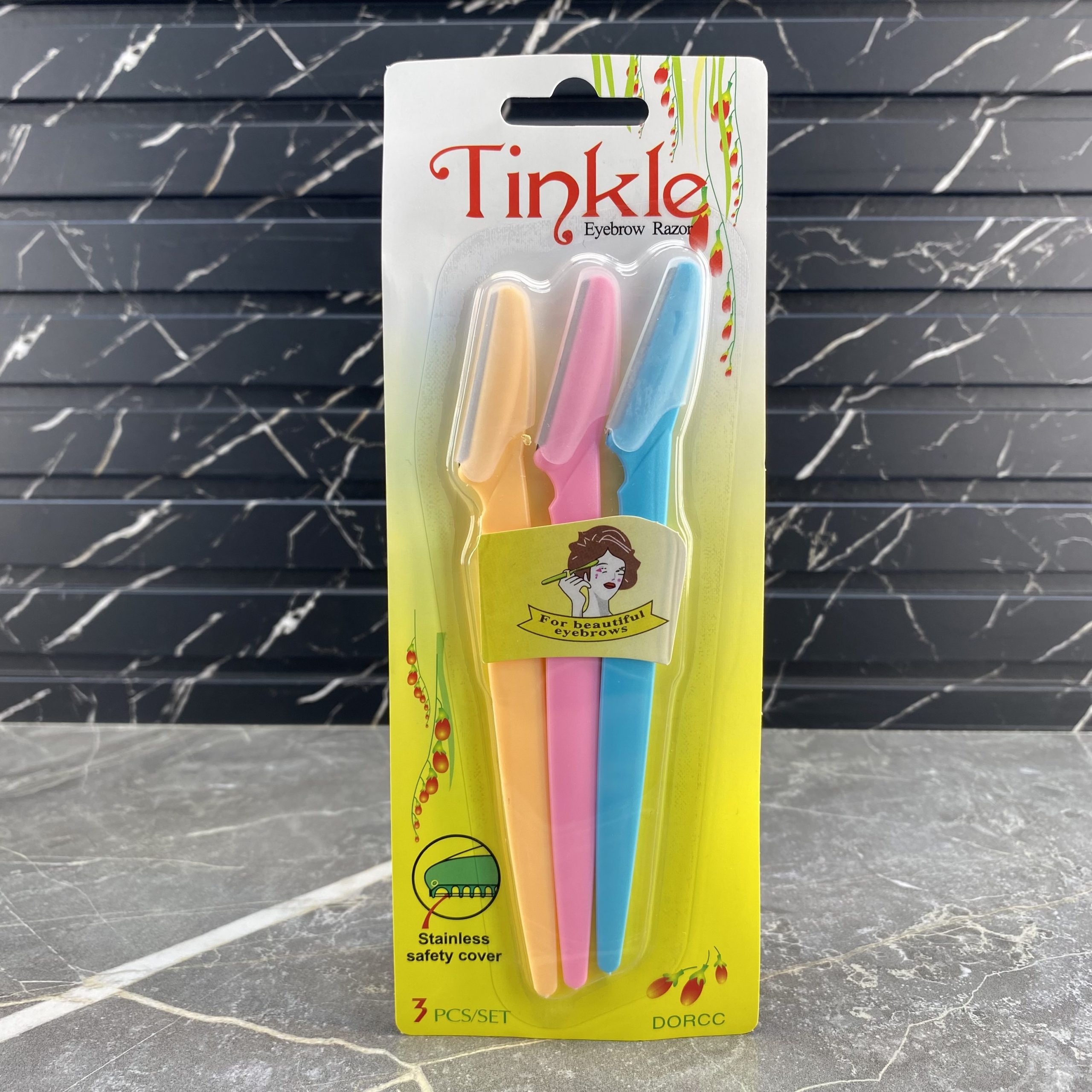 تیغ اصلاح ابرو تینکل Tinkle بسته 3 عددی