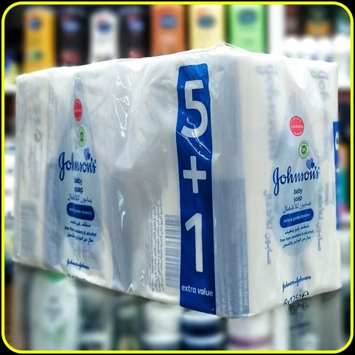 صابون بچه جانسون 5+1 | Johnson’s Baby Soap Extra Value