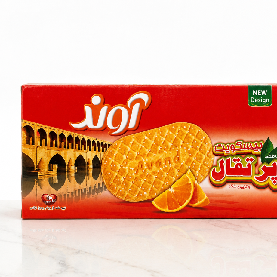 بسکوییت پرتقال 900 گرمی آوند