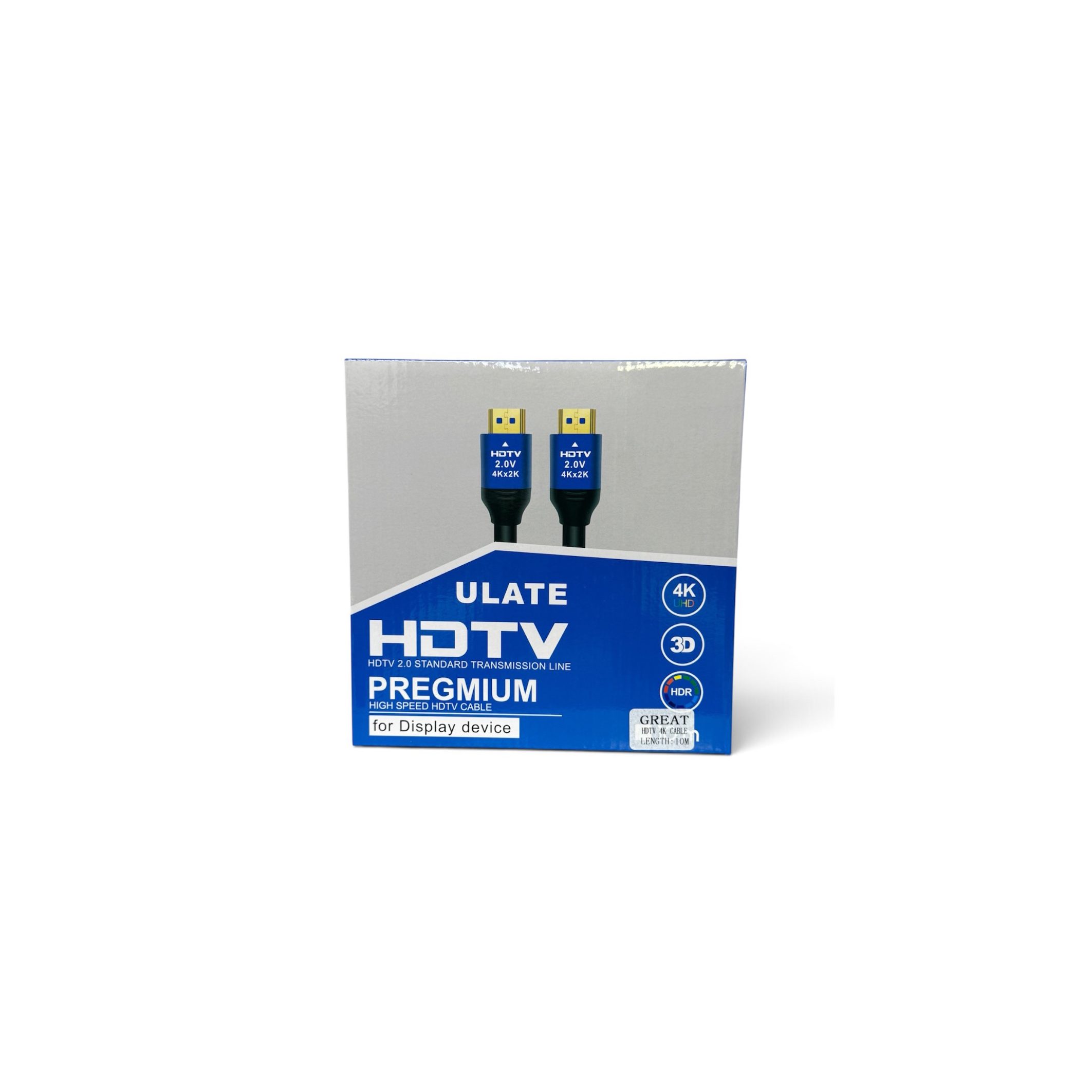 کابل HDMI-HDTV Ultra Premium طول 10 متر | انتقال تصویر 4K و صدای دیجیتال