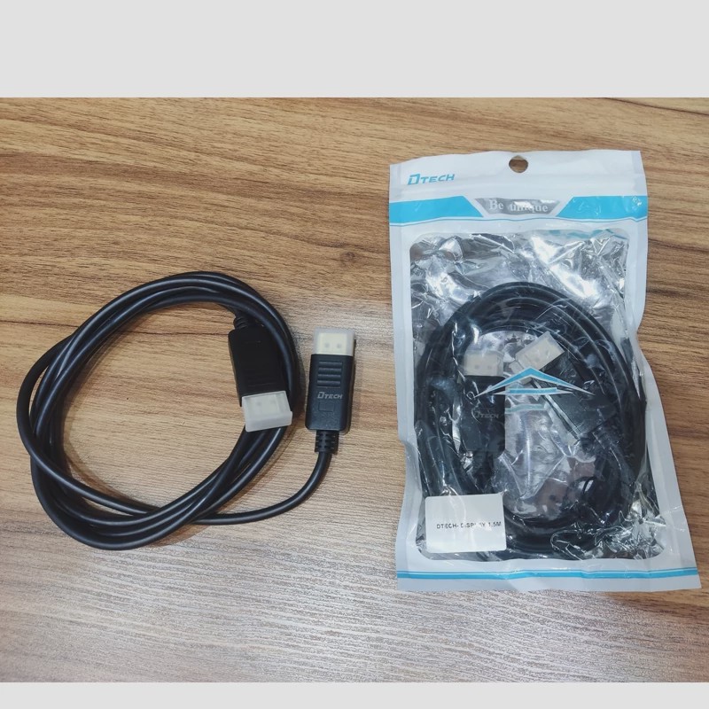 کابل DisplayPort دیتک (DTECH) طول 1.5 متر با کیفیت 2K