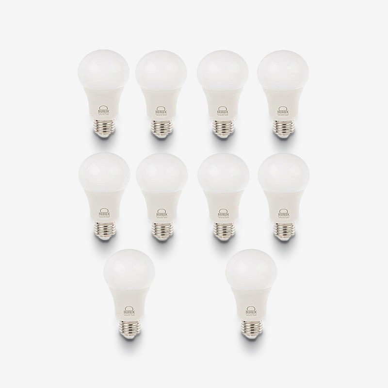 لامپ LED بروکس 10 وات مدل A60 پایه E27 بسته 10 عددی