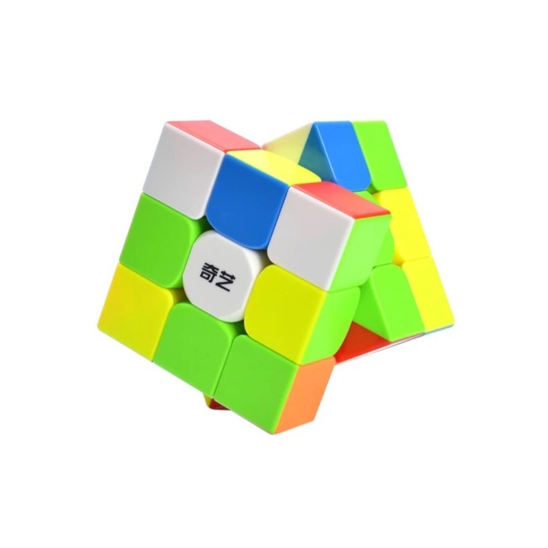 مکعب روبیک 3 3 کای وای مدل Rubik Magic Cube QiYi Speed Cube 3 3 استیکرلس نرم و روان، مناسب مبتدیان، تقویت هوش، حافظه ...