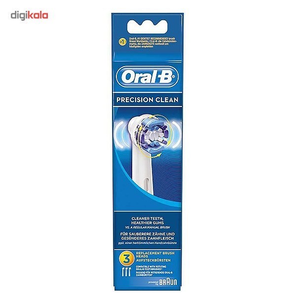 سری یدک مسواک برقی اورال-بی EB20 Precision Clean بسته 4 عددی