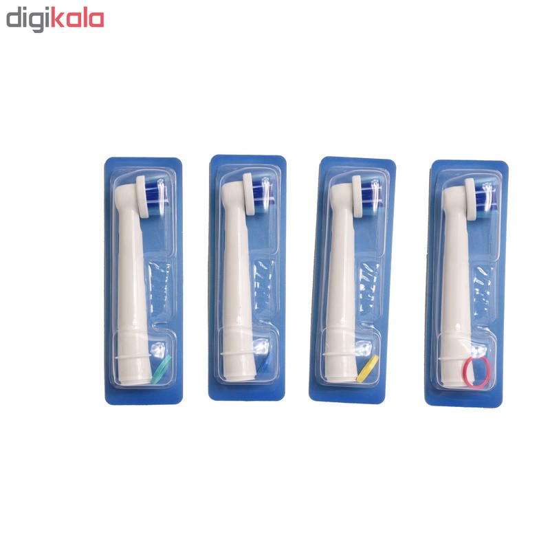 سری یدک مسواک برقی اورال-بی مدل PRECISION CLEAN بسته 4 عددی مدل 6