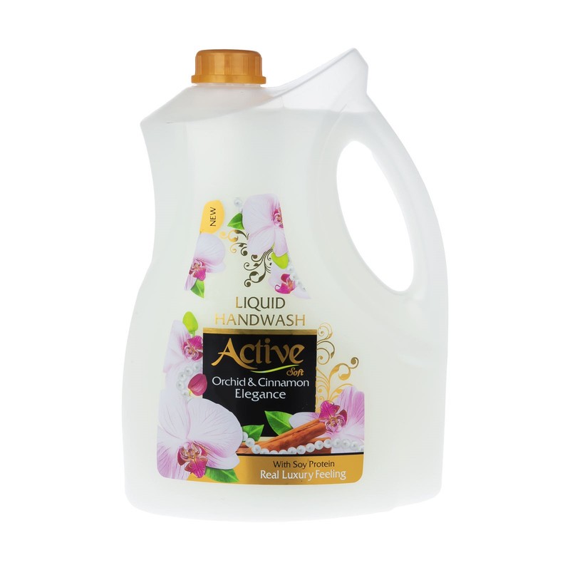 مایع دستشویی اکتیو مدل Orchid Cinnamon مقدار 3.75 کیلوگرم