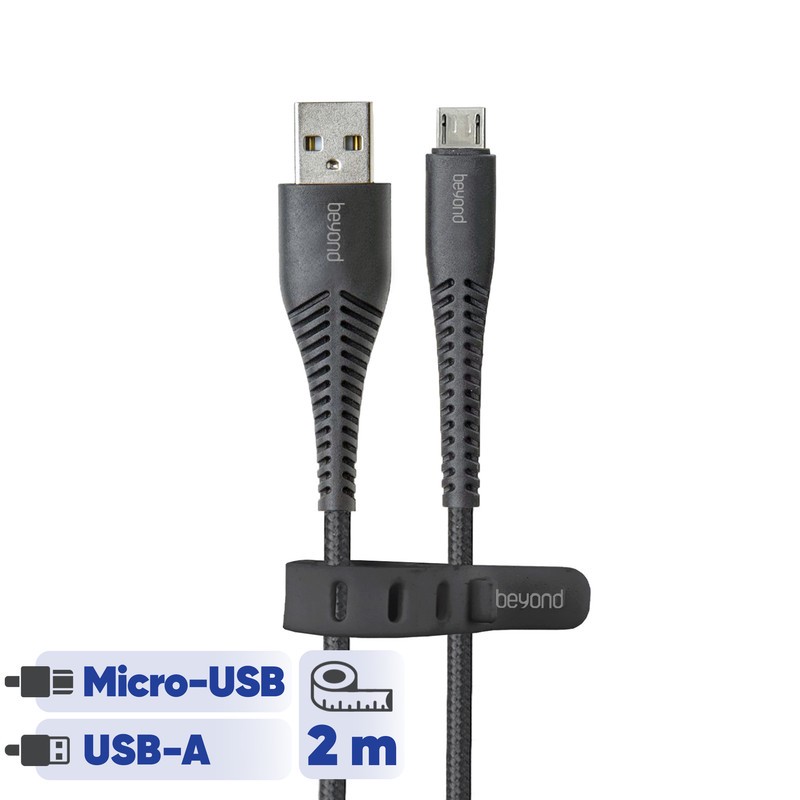 کابل تبدیل USB به MicroUSB بیاند مدل BUM-302 FAST CHARGE طول 2 مترمدل 1