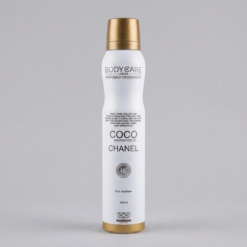 اسپری خوشبو کننده بدن زنانه بادی کر مدل Coco Chanel حجم 200 میلی لیتر