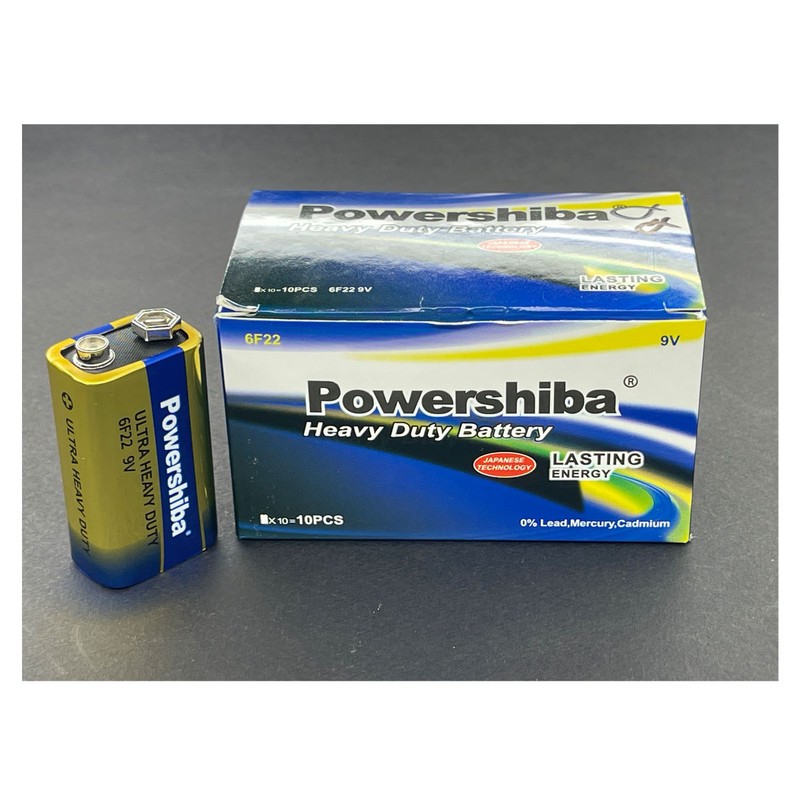 باتری کتابی پاور شیبا مدل ULTRA HEAVY DUTY 6F22