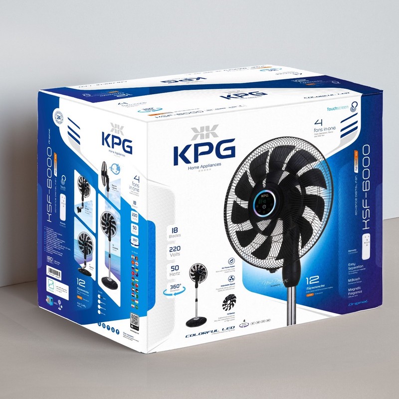 پنکه ایستاده 36 وات کی پی جی مدل KSF-6000