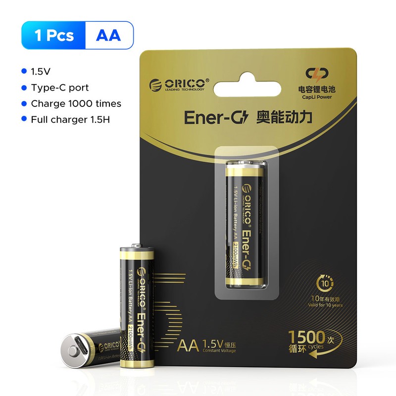باتری لیتیومی قابل شارژ اوریکو مدل EG5C-UN-PK-BP ظرفیت 2100 میلیآمپرساعت