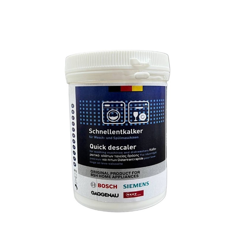 قرص جرم گیر پودر جرم گیر ماشینی Schnellentkalker مدل Quick Descaler بدون رایحه مناسب ماشین لباسشویی و ظرفشویی های بوش...