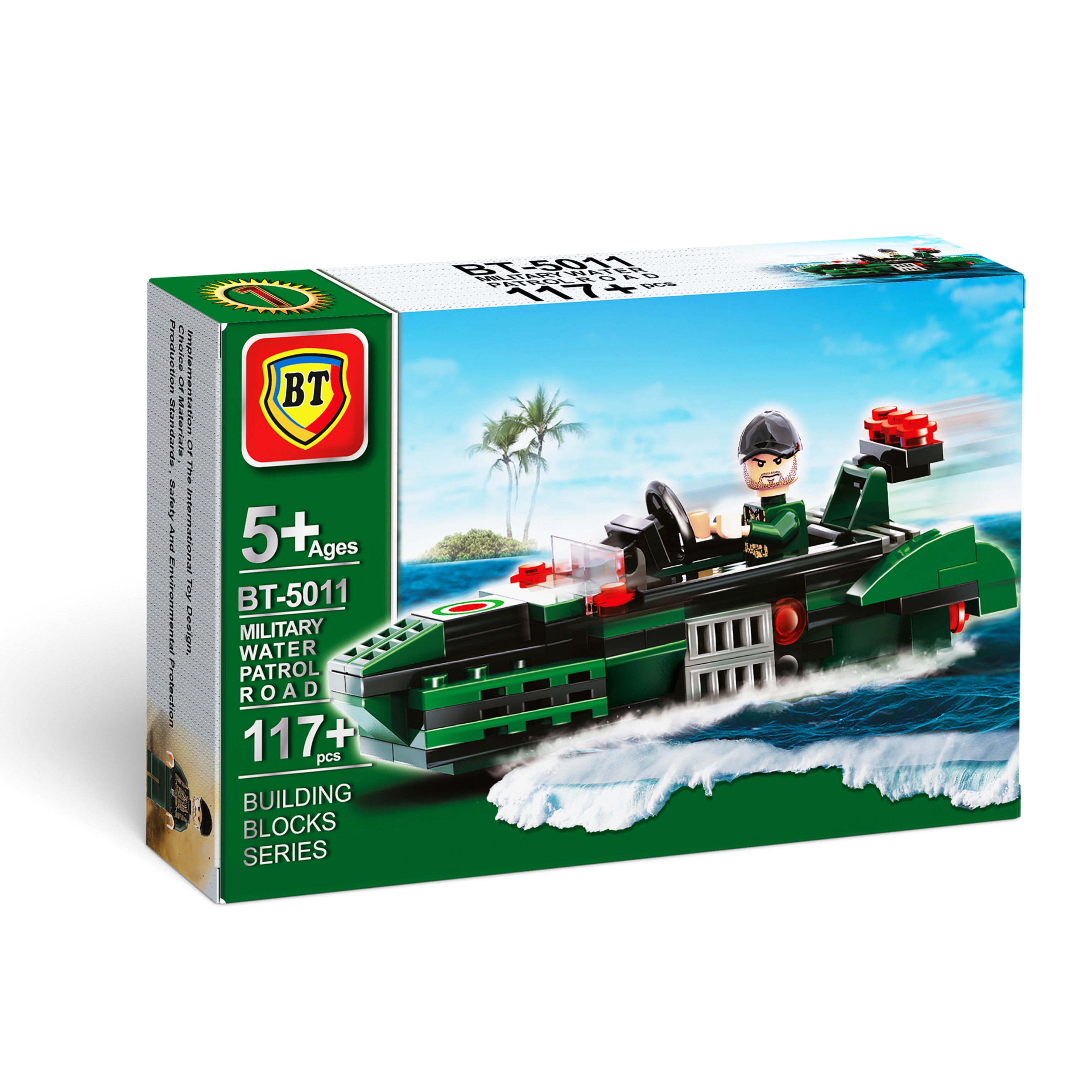 بازی فکری لگو قایق ارتشی 117 قطعه آیتم BT5011