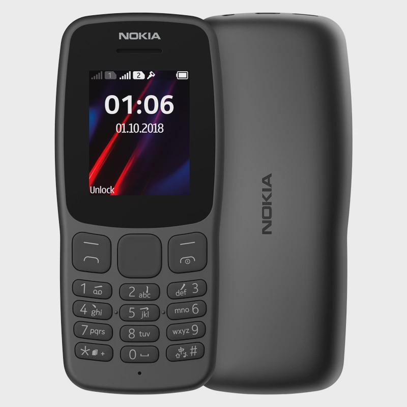 گوشی موبایل نوکیا Nokia 106 Dual Sim، به همراه آداپتور