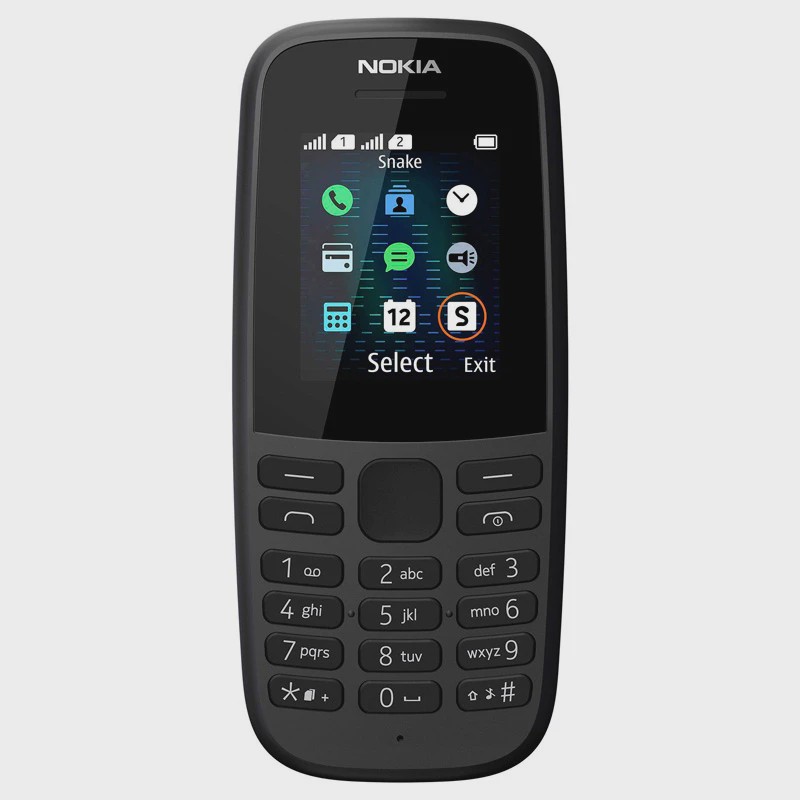 گوشی موبایل نوکیا Nokia 105 2019 Dual Sim، به همراه اداپتورجدید