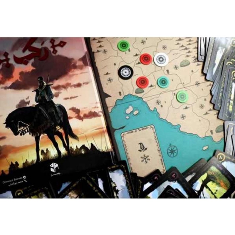 بازی فکری رکب مدل R02 مناسب بازی 2 تا 6 نفر، ویژه بزرگسالان و نوجوانان بالای 14 سال، شامل 110 کارت بازی، نشان های باز...