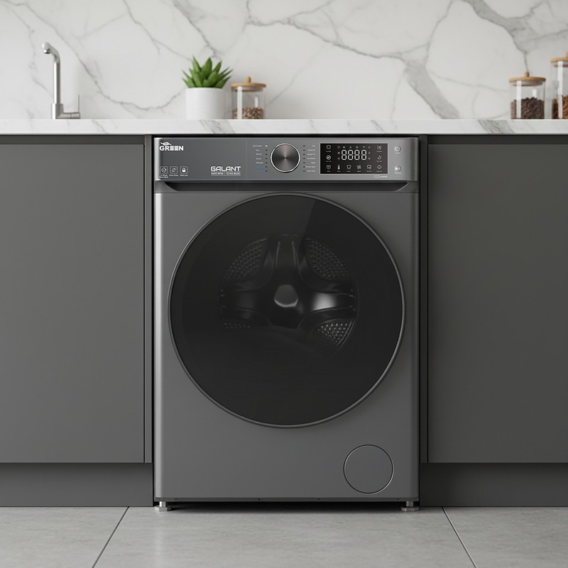 ماشین لباسشویی 12 کیلوگرم اتوماتیک گرین مدل GWM120BL1400