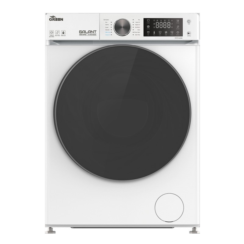 ماشین لباسشویی 12 کیلوگرم اتوماتیک گرین مدل GWM120BL1400