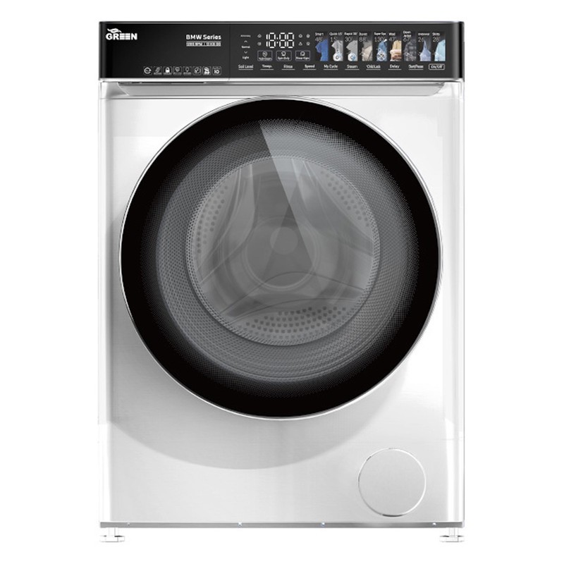 ماشین لباسشویی 12 کیلوگرم اتوماتیک گرین مدل GWM120DD1200BMW-W