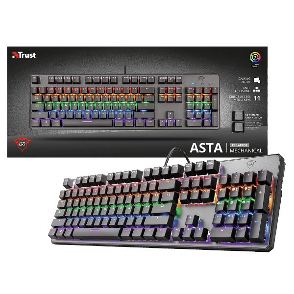 کیبورد مخصوص بازی تراست مدل GXT 865 ASTA MECHANICAL مدل 1
