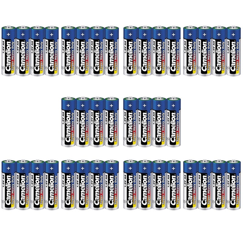 باتری قلمی کملیون مدل Super Heavy Duty بسته 40 عددی